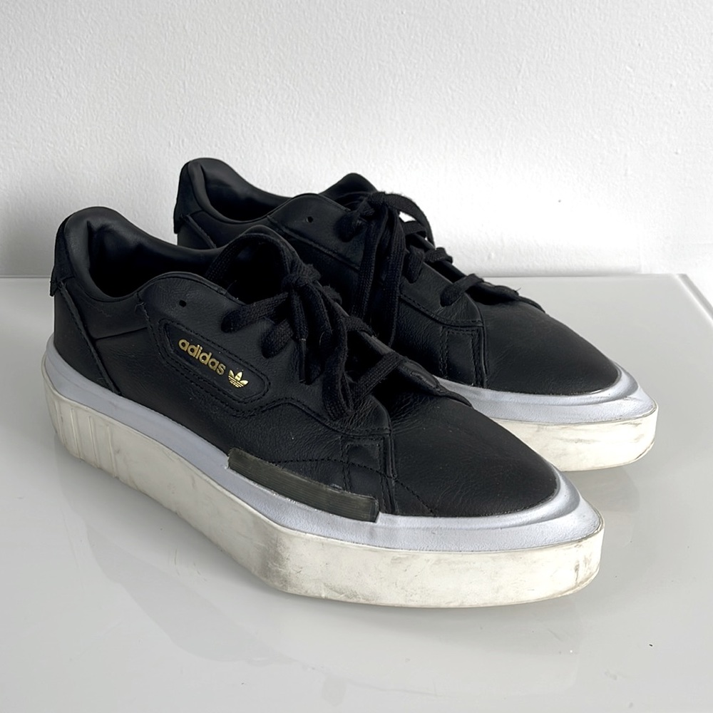 Adidas platform sneakers women size 9 US